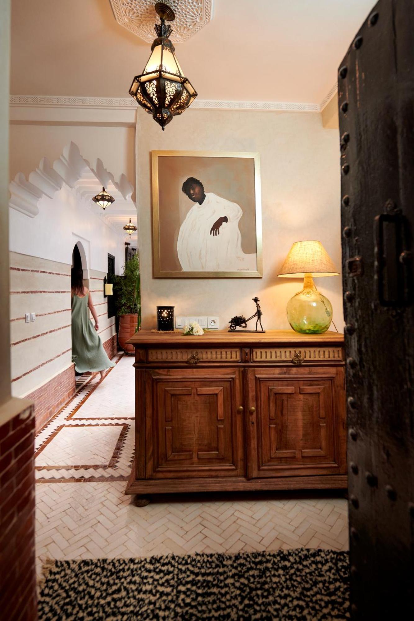 Riad Dar Amanza En Exclusivite Avec 4 Chambres Au Coeur De La Medina Marraquexe Exterior foto