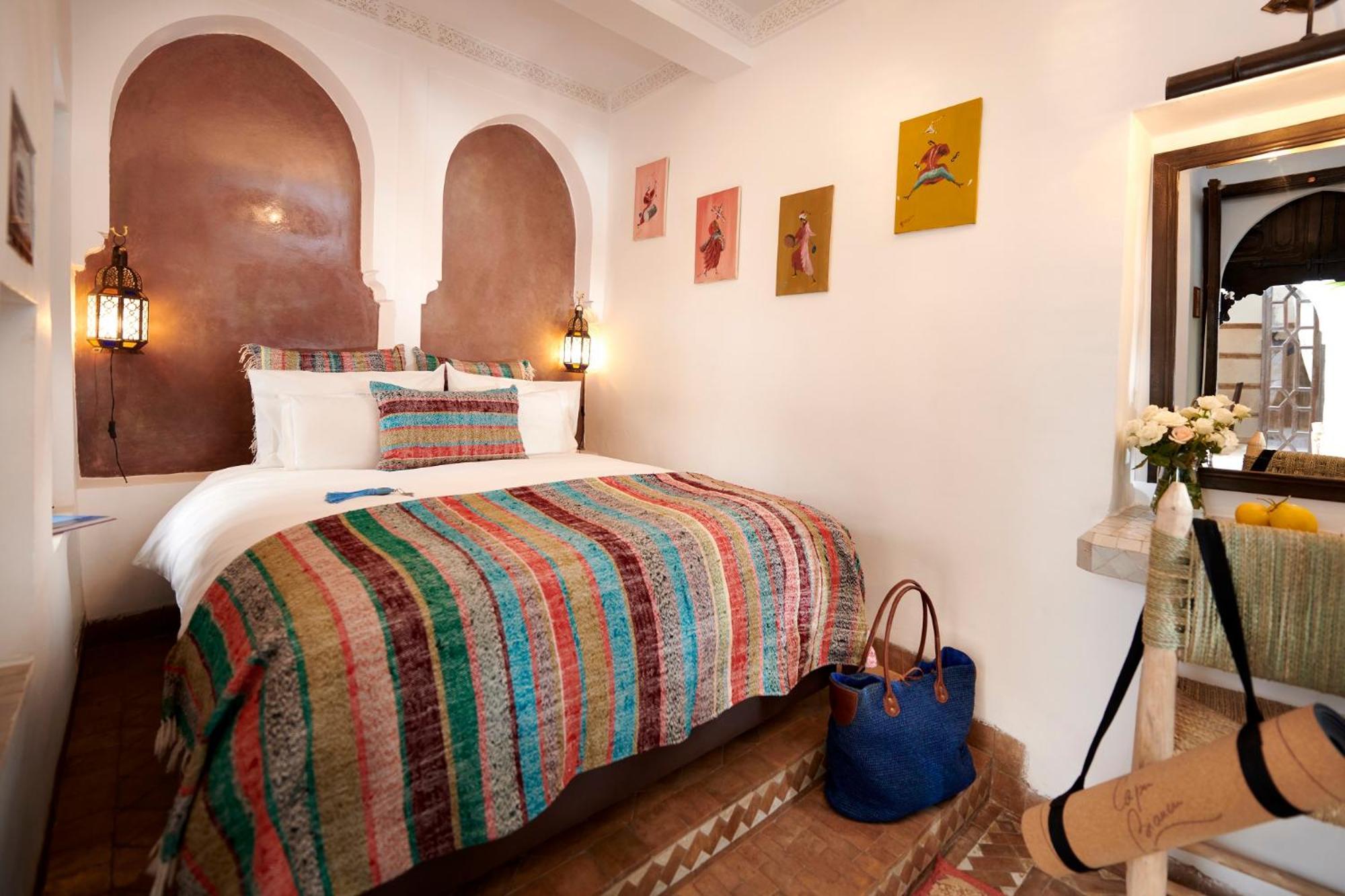 Riad Dar Amanza En Exclusivite Avec 4 Chambres Au Coeur De La Medina Marraquexe Exterior foto